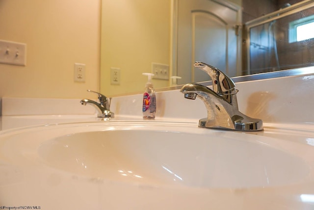 bathroom view of a sink