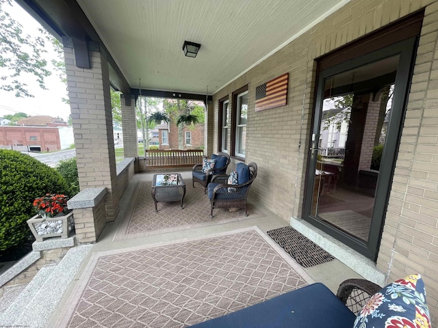155 E St, Masontown, WV 26542 - view of patio / terrace with a porch