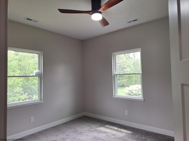 794 Laurel Park Rd, Clarksburg, WV 26301 - empty room with baseboards, carpet floors, and ceiling fan