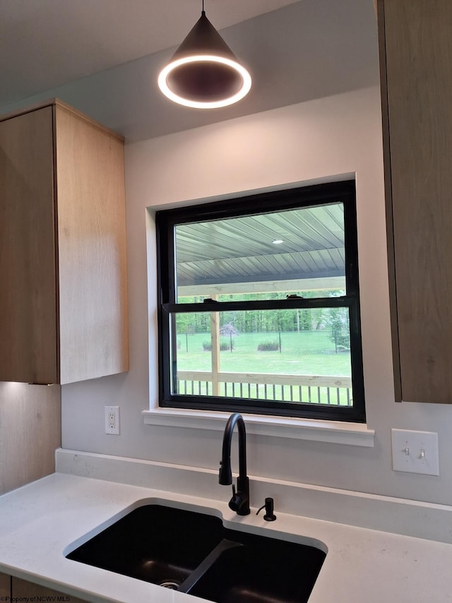 794 Laurel Park Rd, Clarksburg, WV 26301 - kitchen with a sink and light countertops