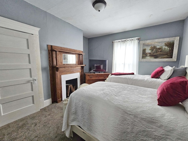 426 Duff Ave, Clarksburg, WV 26301 - carpeted bedroom with a fireplace