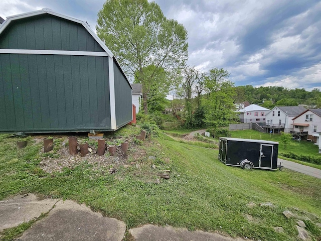 426 Duff Ave, Clarksburg, WV 26301 - view of green lawn featuring an outbuilding and a storage unit