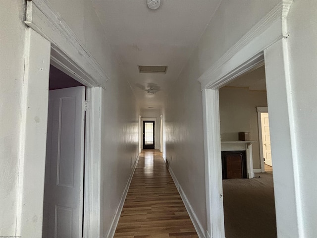 29 Dan St, Hepzibah, WV 26369 - corridor featuring baseboards and wood finished floors