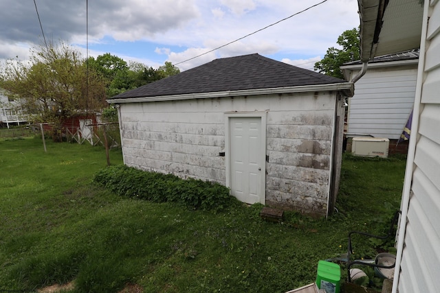 view of outbuilding with an outdoor structure