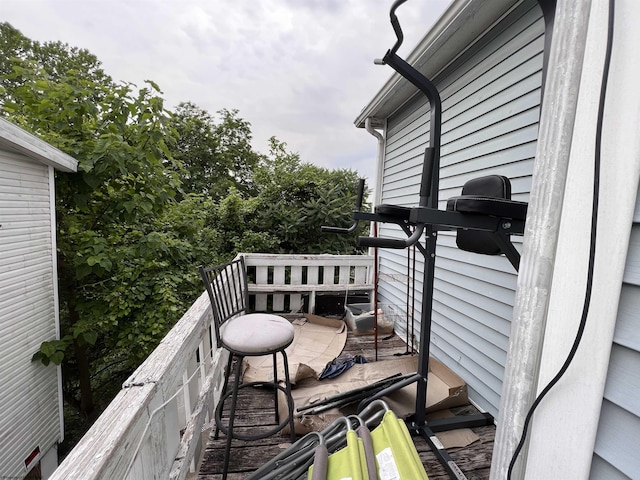 445 Baird St Unit 4, Morgantown, WV 26505 - view of balcony
