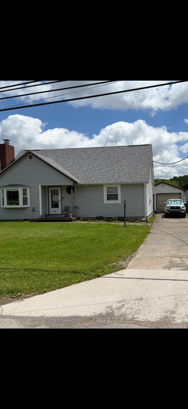 1423 Brushy Fork Rd, Buckhannon, WV 26201 - view of front of property with a front lawn