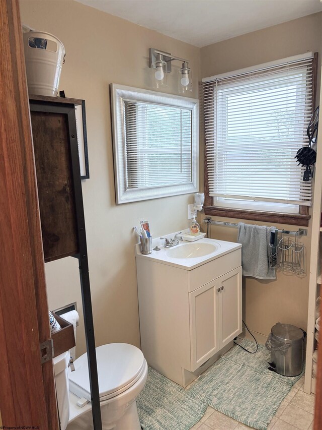1423 Brushy Fork Rd, Buckhannon, WV 26201 - bathroom featuring tile patterned flooring, toilet, and vanity