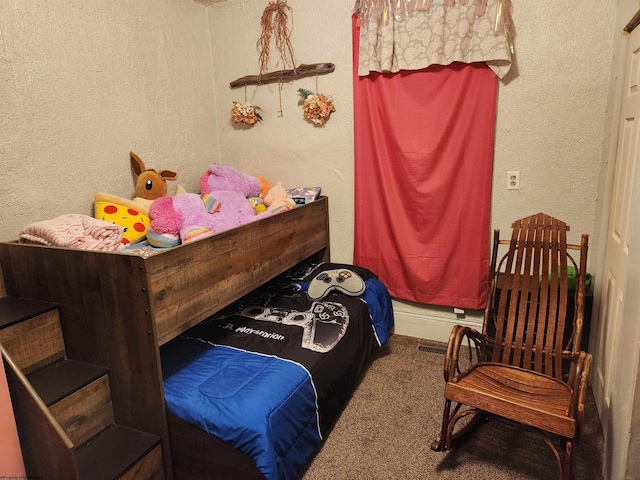 784 Ona St, Grafton, WV 26354 - carpeted bedroom with a textured wall