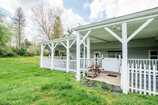 22 N Euclid Ave, Thomas, WV 26292 - view of home's exterior featuring a lawn