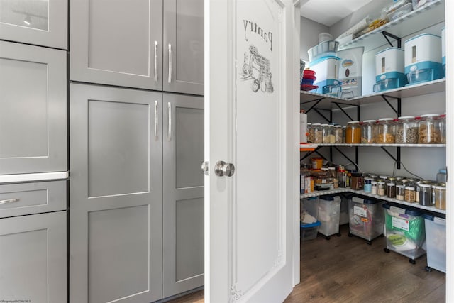 view of pantry