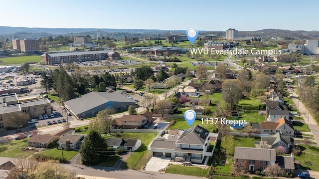 drone / aerial view