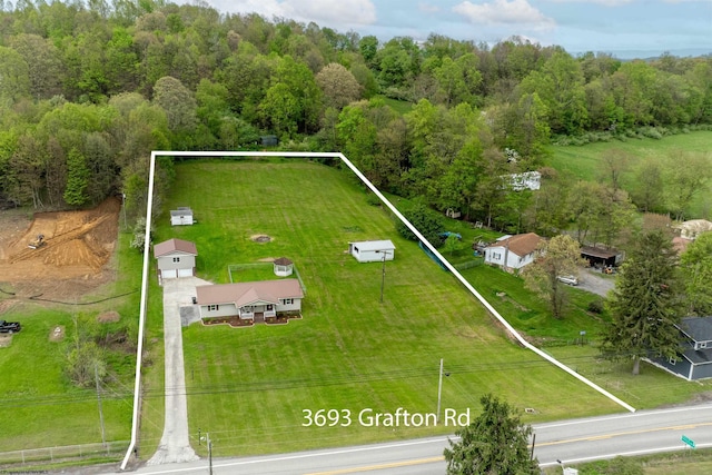 view of property location featuring property parcel outlined