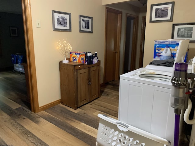 382 Knoll View Rd, Mount Clare, WV 26408 - washroom with wood finished floors and baseboards