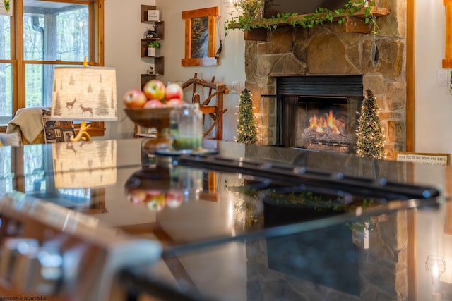 247 Daylily Ct, Terra Alta, WV 26764 - living room with a fireplace