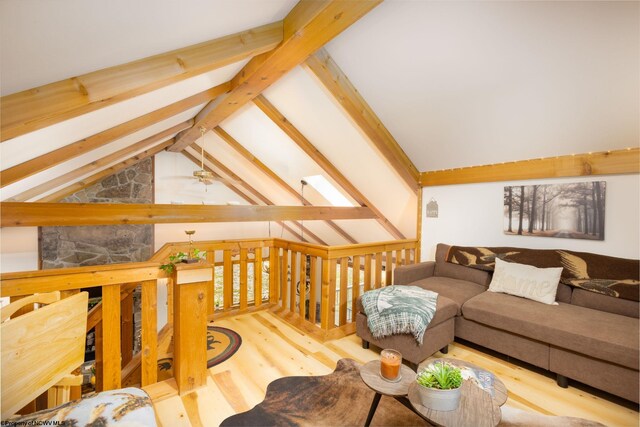247 Daylily Ct, Terra Alta, WV 26764 - living area featuring wood finished floors and ceiling fan