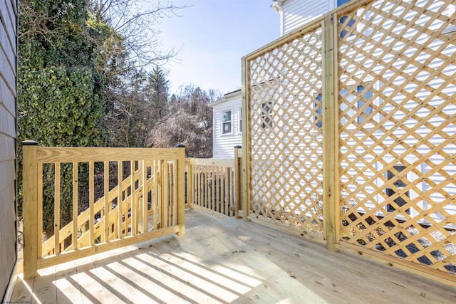 406 Maple Ave, Fairmont, WV 26554 - view of wooden terrace