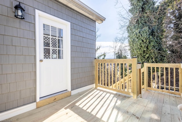 406 Maple Ave, Fairmont, WV 26554 - view of wooden terrace