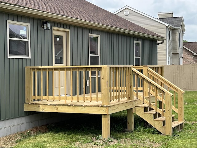 107 Valley Ct, Elkins, WV 26241 - view of wooden terrace