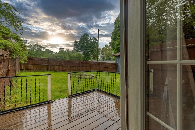 107 Orchard St, Masontown, WV 26542 - view of wooden deck