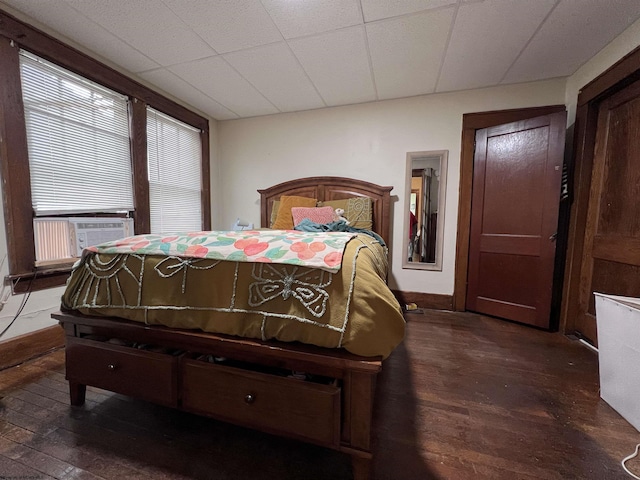 374 Forest Ave Unit 3, Morgantown, WV 26505 - bedroom featuring wood-type flooring and cooling unit