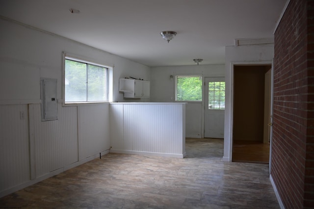 1251 Briercliff Rd, Bridgeport, WV 26330 - spare room with a wainscoted wall and electric panel