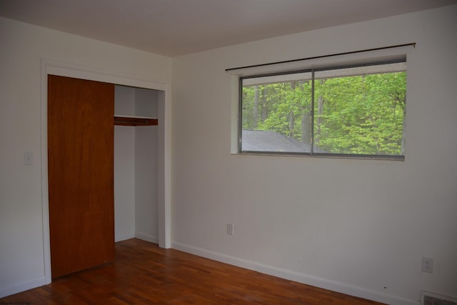 1251 Briercliff Rd, Bridgeport, WV 26330 - unfurnished bedroom featuring wood finished floors, baseboards, and a closet