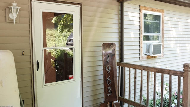 1963 Point Marion Rd, Morgantown, WV 26508 - view of exterior entry with cooling unit