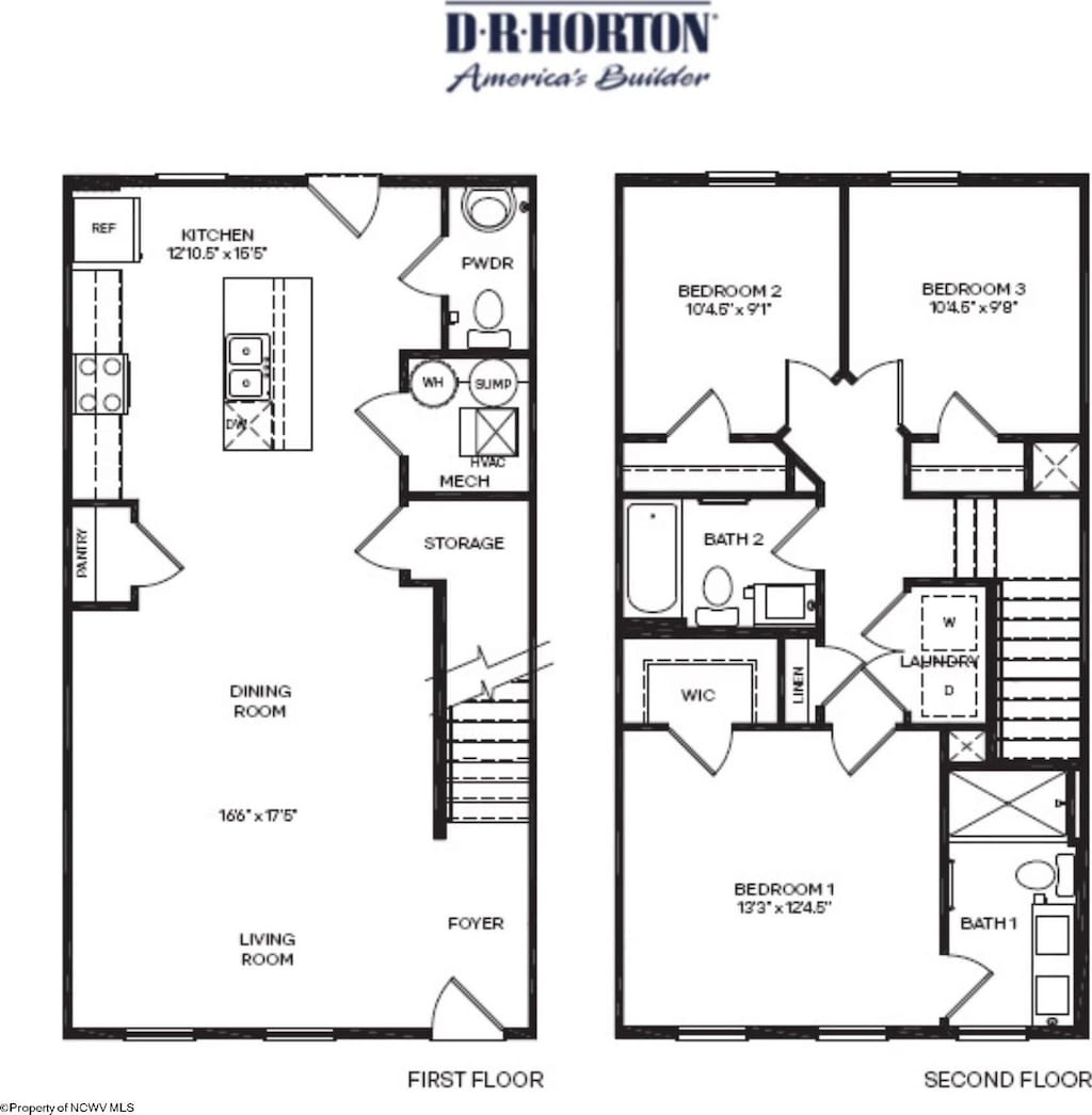 763 Mulligan Ct, Maidsville, WV 26541 - home floor plan