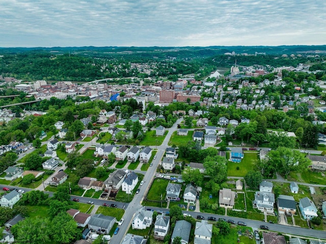 aerial overview of property's location