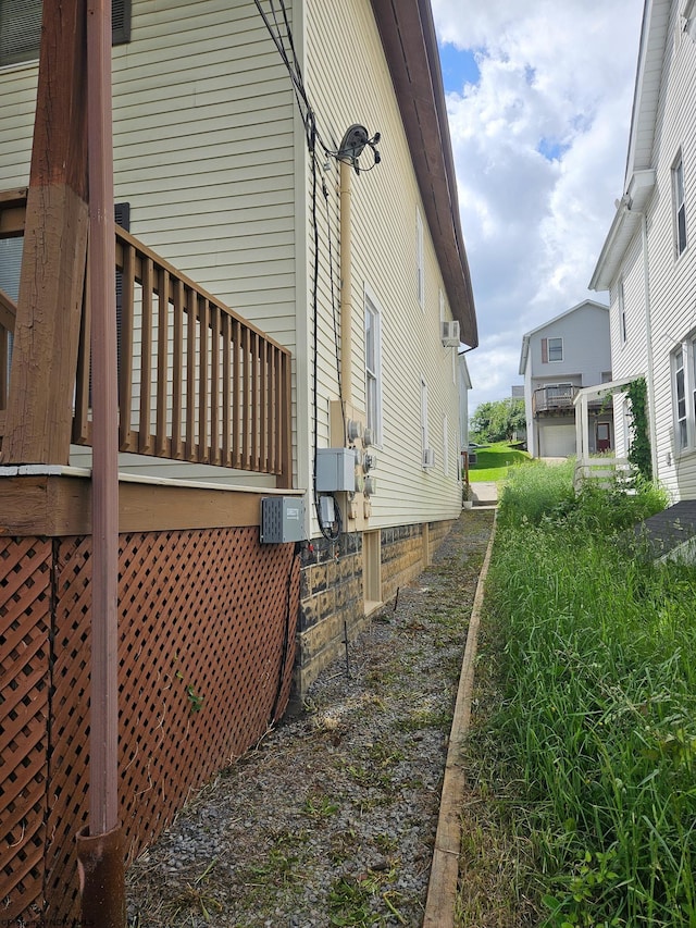 view of side of home