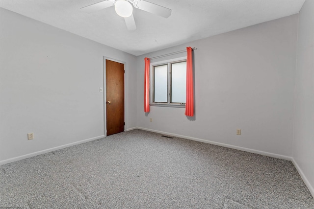 6 Ridge Pl, Morgantown, WV 26505 - carpeted spare room featuring baseboards and ceiling fan
