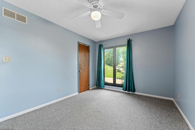 6 Ridge Pl, Morgantown, WV 26505 - carpeted spare room with baseboards and a ceiling fan