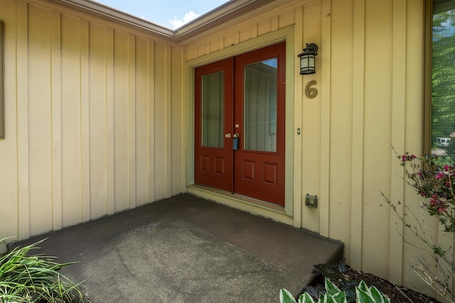6 Ridge Pl, Morgantown, WV 26505 - entrance to property with french doors