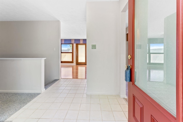 6 Ridge Pl, Morgantown, WV 26505 - foyer with light tile patterned floors and baseboards
