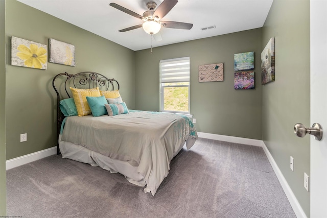 2052 Mountain Ash Ln, Morgantown, WV 26501 - bedroom featuring carpet, baseboards, and ceiling fan