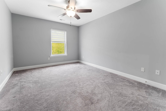 2052 Mountain Ash Ln, Morgantown, WV 26501 - carpeted empty room with ceiling fan and baseboards