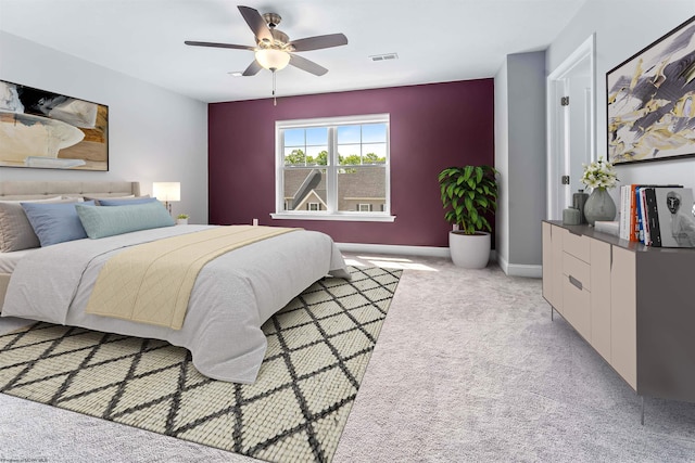 2052 Mountain Ash Ln, Morgantown, WV 26501 - bedroom featuring carpet, ceiling fan, and baseboards