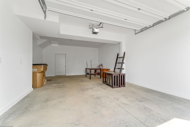 2052 Mountain Ash Ln, Morgantown, WV 26501 - garage with a garage door opener and baseboards