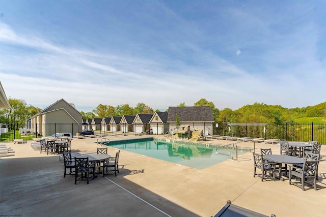 2052 Mountain Ash Ln, Morgantown, WV 26501 - community pool featuring fence and a patio area