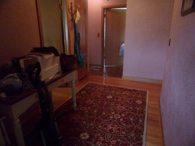 201 Findley St, Elkins, WV 26241 - corridor featuring wood finished floors
