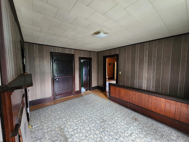 580 Deer Haven Dr, Lost Creek, WV 26385 - foyer featuring wooden walls