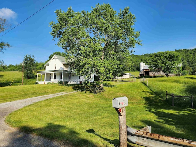 580 Deer Haven Dr, Lost Creek, WV 26385 - view of front of property featuring covered porch