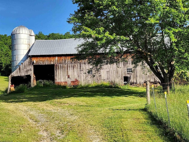 580 Deer Haven Dr, Lost Creek, WV 26385 - view of barn with a lawn