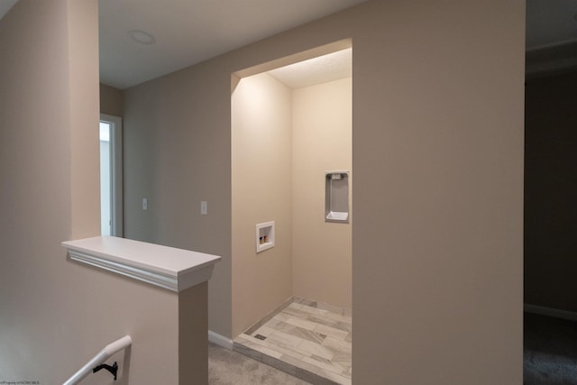 111 Frisco Ln, Bridgeport, WV 26330 - clothes washing area featuring hookup for a washing machine and light carpet