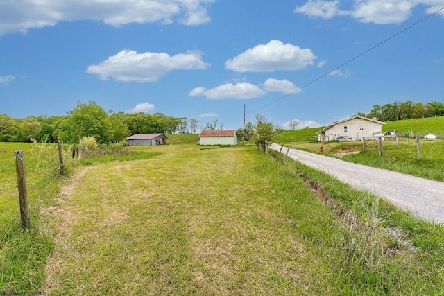 719 Elk Run Rd, Bruceton Mills, WV 26525 - view of yard with a view of rural / pastoral area and an outdoor structure