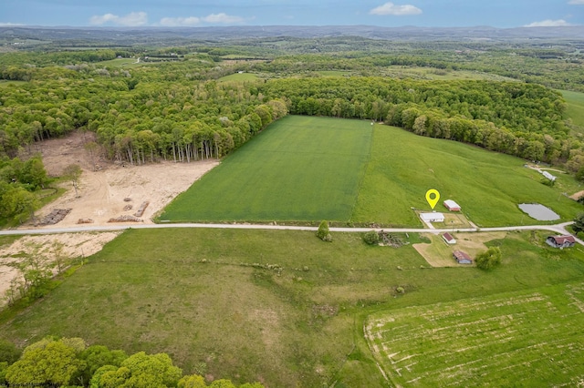 719 Elk Run Rd, Bruceton Mills, WV 26525 - view of rural area featuring a heavily wooded area