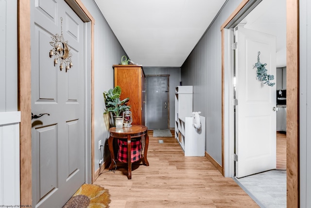 719 Elk Run Rd, Bruceton Mills, WV 26525 - entryway featuring light wood finished floors and baseboards