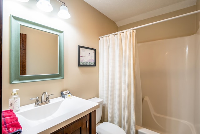 434 Cabin Mountain Rd, Davis, WV 26260 - bathroom with toilet, vanity, and shower / tub combo