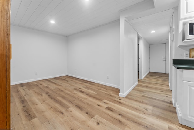 42 Ice Linn Ln, Fairmont, WV 26554 - spare room featuring light wood finished floors, recessed lighting, and baseboards