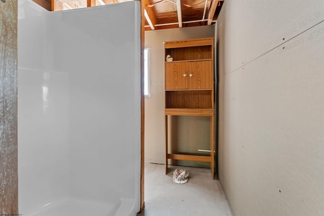 42 Ice Linn Ln, Fairmont, WV 26554 - bathroom with unfinished concrete flooring